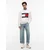 Tommy Jeans Pulover temno modra/živo rdeča/bela