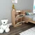 Hanah Home Noćni ormarić Luses 45x29,6x79,4cm Bež