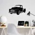 Wallity Zidna dekoracija GMC 3100 Pickup Truck, 60 x 35 cm, Crna