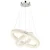 Globo 67387-60 - LED prigušiva visilica na sajli LAUREL LED/60W/230V prozirna + daljinski upravljač