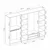 Hanah Home ormar sa reflektujućim staklom Nisa 20620, 270 cm, peščar