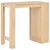 Vidaxl Barska miza s polico 110x50x103 cm hrast
