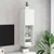 TV ormarići s LED svjetlima 2 kom bijeli 30,5x30x102 cm