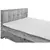 MID.YOU POSTELJA Z VZMETNICO 160 cm  x 200 cm , tekstil, leseni material siva