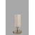 Opviq Stona lampa E27 Socket, Krem-Zlatna