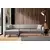 Atelier del Sofa Ugaona garnitura Belissimo 95x67x140cm Siva