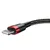 Baseus Cafule kabel USB/Lightning QC3.0 2m, črna/rdeč (CALKLF-C19)