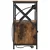 vidaXL Nočne omarice s predalom 2 pcs Dimljeni hrast 40 x 31 x 60 cm