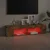 TV ormarić s LED svjetlima boja dimljenog hrasta 135x39x30 cm