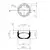 Umivaonik Boul Fi 40 Black/White 592280