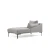 Atelier del Sofa Ugaona garnitura Leo 90x65x255cm Siva