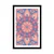 Plakat s paspartujem hipnotična Mandala - 40x60 white