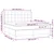 Vidaxl Box spring postelja z vzmetnico LED temno modra 160x200cm žamet