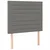 Vidaxl Box spring postelja z vzmetnico temno siva 100x200 cm blago