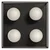 Ledvance - Spoljašnje zidno svetlo DECOR SQUARE 4xG9/28W/230V IP44