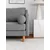 Atelier del Sofa Trosed Nordi 196x82x93cm Sivi