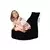 Atelier del Sofa Lazy bag Crni