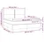 Vidaxl Box spring postelja z vzmetnico temno siva 180x200 cm blago