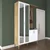 Hanah Home ormar za predsoblje EA147 4486, 120 cm, orah / beli