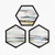 Wallity Uramljena slika 6GEN760119451, 35x35 cm, 3 dela