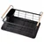 Vilde 150623 - Metlani ocedjivac za sudove sa drvenim drskama 42,5 x 29,5 x 19 cm
