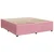 Vidaxl Box spring postelja z vzmetnico roza 180x200 cm žamet