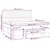 Vidaxl Box spring postelja z vzmetnico črn 200x200 cm blago