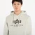 Mikina Alpha Industries Basic Hoodie BL Effect Print Stone L