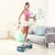 REBEL ACTIVE Step klupa za aerobik i fitnes sa 3 nivoa visine szaro-plava RBA-3225-BL