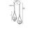 Conceptum Hypnose Luster Damla, 70cm, 25 cm, E27