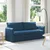 Vidaxl Kavč Modra 196 x 82 x 85 cm blago