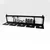 Hanah Home dekorativni metalni stalak za vino Vin Hld-3019, crni