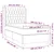 Vidaxl Box spring postelja z vzmetnico temno siva 100x200 cm blago