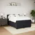 Vidaxl Box spring postelja z vzmetnico črna 140x200 cm žamet