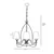 Opviq Luster Berfin 3 846STL1440, Metalni, Crni