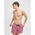 JJ Rebel by Jack & Jones kupaći šorc Hawaii Print za muškarce, crveno-beli, S