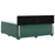 vidaXL Postelja boxspring z vzmetnico Temno zelena 200 x 200 cm Žamet