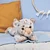 Plyšový snežný leopard Snow leopard Histoire d’ Ours béžový 45 cm od 0 mes HO2305
