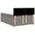 Vidaxl Box spring postelja z vzmetnico taupe 140x200 cm blago