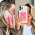 Octobuddy stiker za telefon, Roze