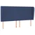 Vidaxl Box spring postelja z vzmetnico modra 200x200 cm blago