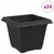 Kvadratna saksija za cvijeće 24 pcs Crna 20 x 20 x 16 cm
