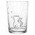 Northix Cat Glass, 500 ml