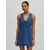 EDITED Obleka Xristina modra/moder denim