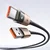 Mcdodo MCDODO KABEL USB-A USB-C HITRO POLNJENJE USB TIPA C 6A 100W 1M LED ZLAT