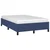 Vidaxl Posteljni okvir brez vzmetnice moder 120x190 cm blago