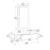 Hanah home Polica 82x15,8x29,6cm Bela