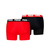 Mens Pumas Boxer Briefs 2 pack, Red, Size 5, Clothing