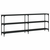 Konzolni stol crni 200 x 29 x 75 cm od konstruiranog drva