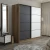 Hanah Home Garderober Kale-3178, 180x190x52 cm, Sivo-beli